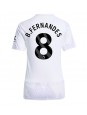 Manchester United Bruno Fernandes #8 Replika Borta Kläder Dam 2025-26 Kortärmad